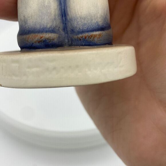 Vintage Goebel Hummel Boy Figurine Playing Flute #85/0 Serenade W. Germany - Picture 5 of 8